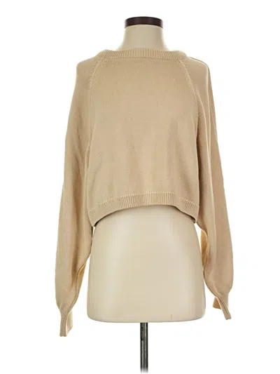 Pre-owned Zara Pullover Sweater In Tan