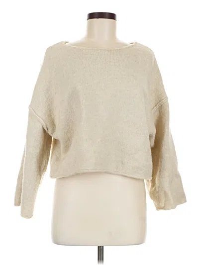 Pre-owned Zara Pullover Sweater In Tan