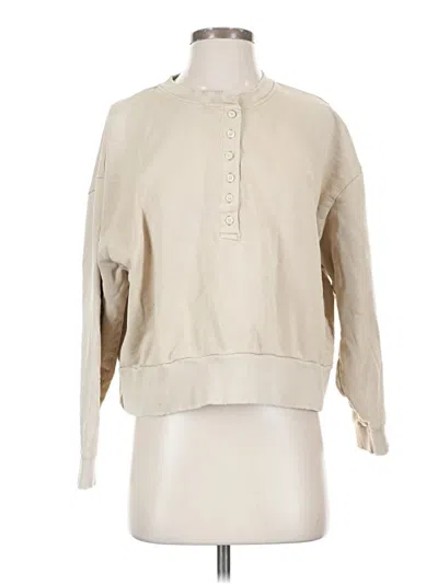 Pre-owned Zara Pullover Sweater In Tan