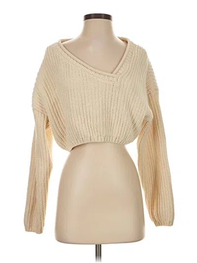 Pre-owned Zara Pullover Sweater In Tan