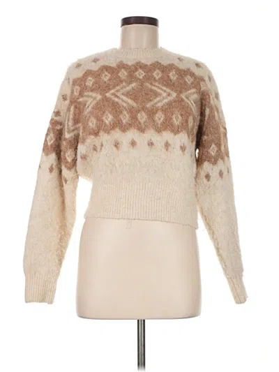 Pre-owned Zara Pullover Sweater In Tan