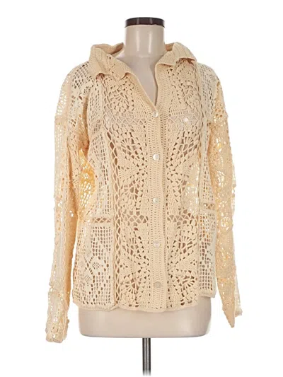 Pre-owned Zara Pullover Sweater In Tan