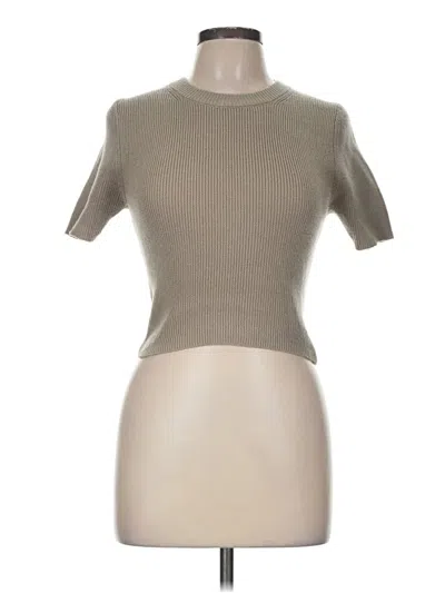 Pre-owned Zara Pullover Sweater In Tan