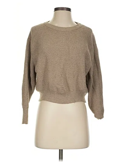 Pre-owned Zara Pullover Sweater In Tan