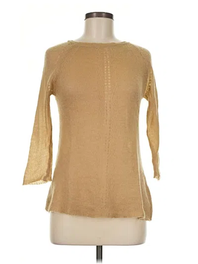 Pre-owned Zara Pullover Sweater In Tan