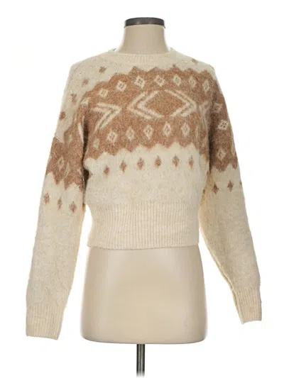 Pre-owned Zara Pullover Sweater In Tan