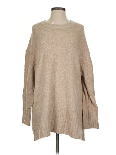 Pre-owned Zara Pullover Sweater In Tan