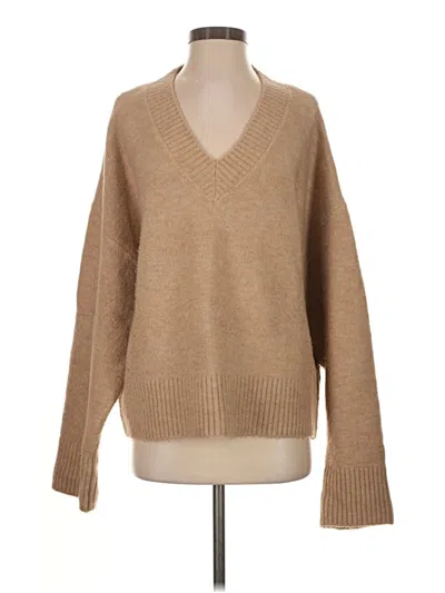 Pre-owned Zara Pullover Sweater In Tan