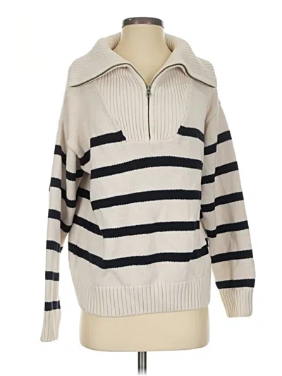 Pre-owned Zara Pullover Sweater In Tan