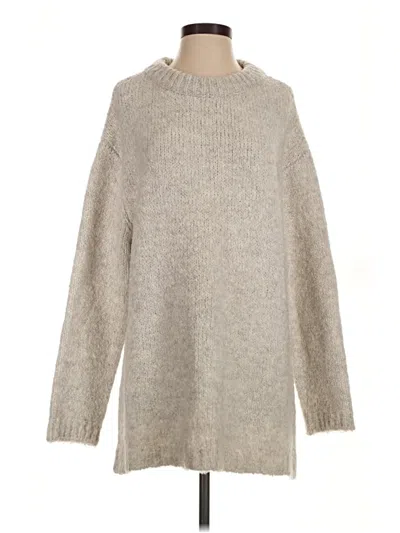 Pre-owned Zara Pullover Sweater In Tan
