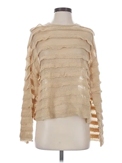Pre-owned Zara Pullover Sweater In Tan