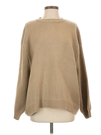 Pre-owned Zara Pullover Sweater In Tan
