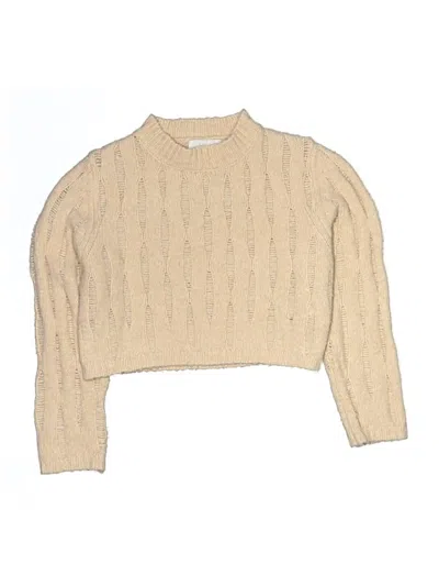Pre-owned Zara Kids' Pullover Sweater In Tan