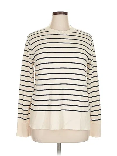 Pre-owned Zara Pullover Sweater In White