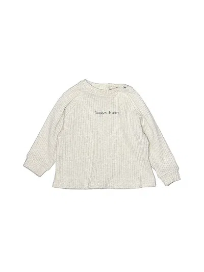 Pre-owned Zara Babies' Pullover Sweater In White