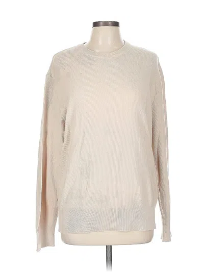 Pre-owned Zara Pullover Sweater In White