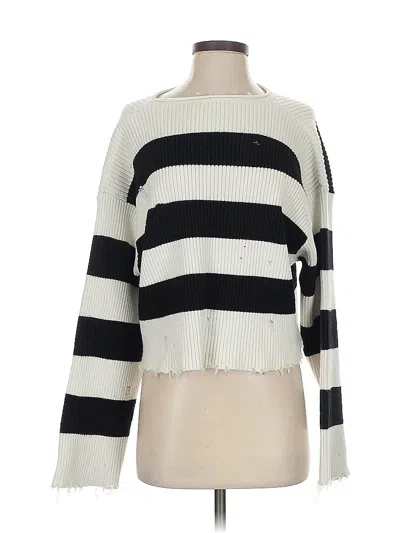 Pre-owned Zara Pullover Sweater In White
