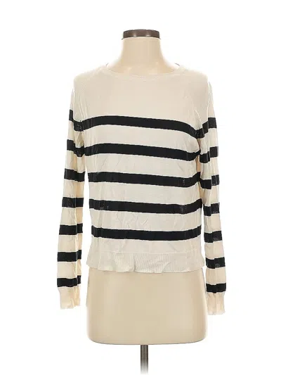 Pre-owned Zara Pullover Sweater In White