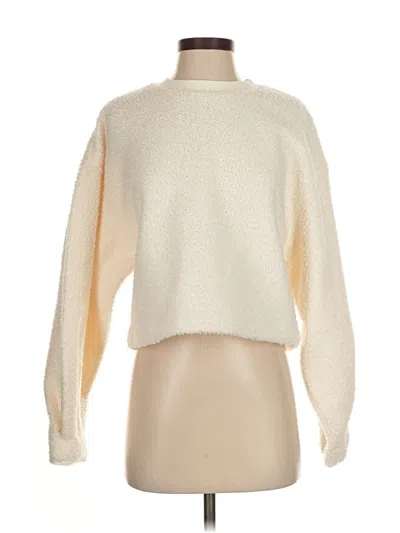 Pre-owned Zara Pullover Sweater In White