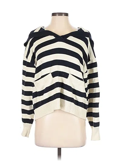 Pre-owned Zara Pullover Sweater In White