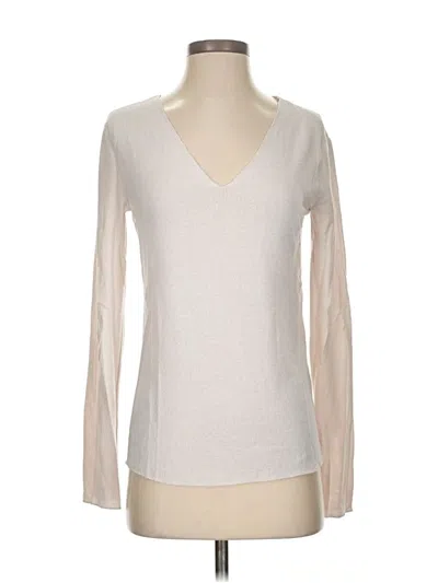 Pre-owned Zara Pullover Sweater In White