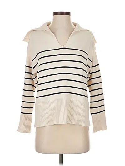 Pre-owned Zara Pullover Sweater In White