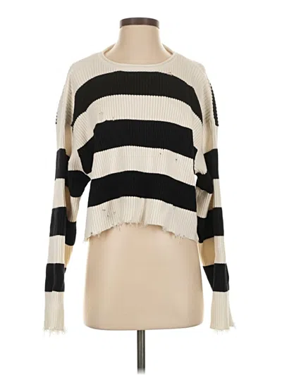 Pre-owned Zara Pullover Sweater In White