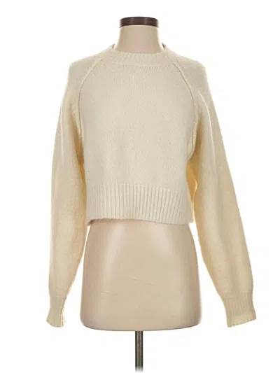 Pre-owned Zara Pullover Sweater In White