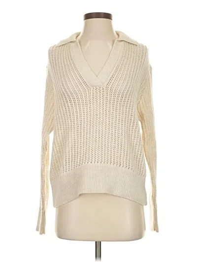 Pre-owned Zara Pullover Sweater In White