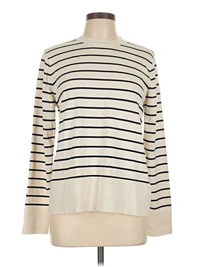 Pre-owned Zara Pullover Sweater In White
