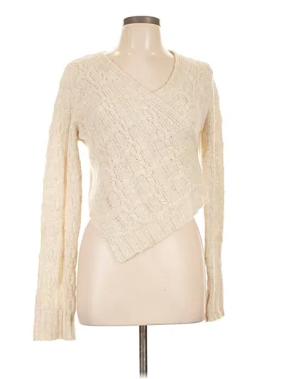 Pre-owned Zara Pullover Sweater In White