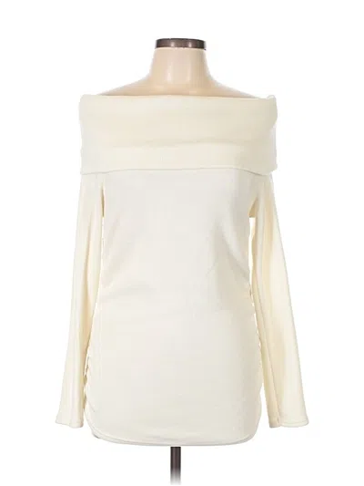 Pre-owned Zara Pullover Sweater In White