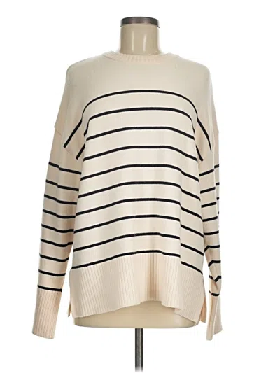 Pre-owned Zara Pullover Sweater In White