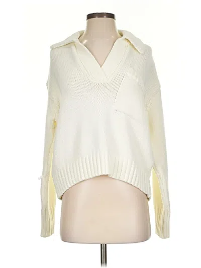 Pre-owned Zara Pullover Sweater In White