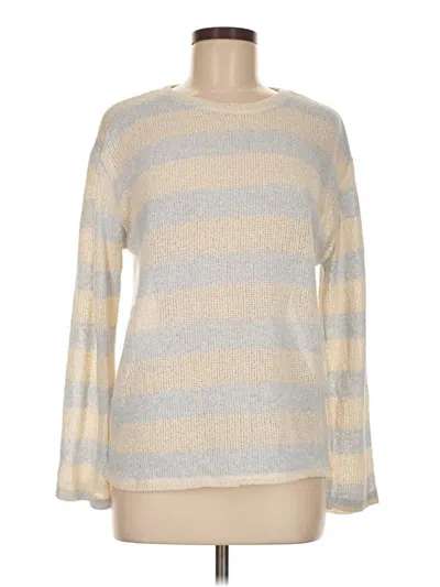 Pre-owned Zara Pullover Sweater In White