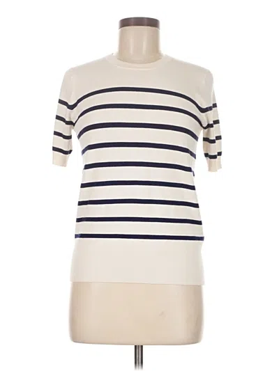 Pre-owned Zara Pullover Sweater In White