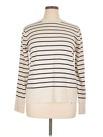 Pre-owned Zara Pullover Sweater In White
