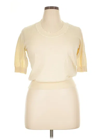 Pre-owned Zara Pullover Sweater In White