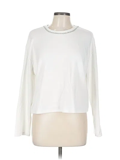 Pre-owned Zara Pullover Sweater In White