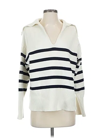 Pre-owned Zara Pullover Sweater In White