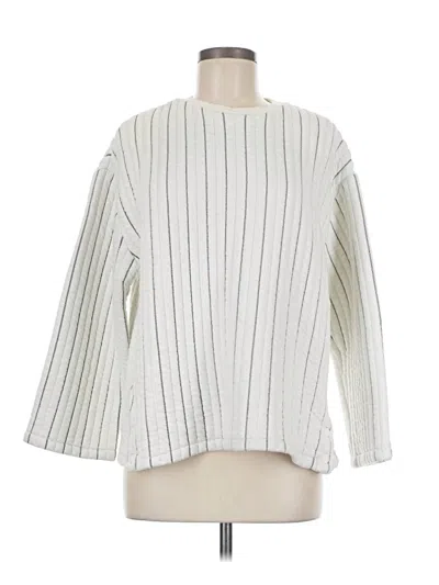 Pre-owned Zara Pullover Sweater In White