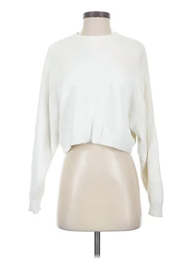 Pre-owned Zara Pullover Sweater In White