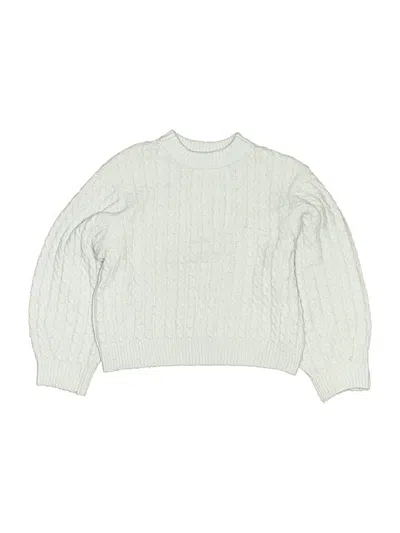 Pre-owned Zara Kids' Pullover Sweater In White