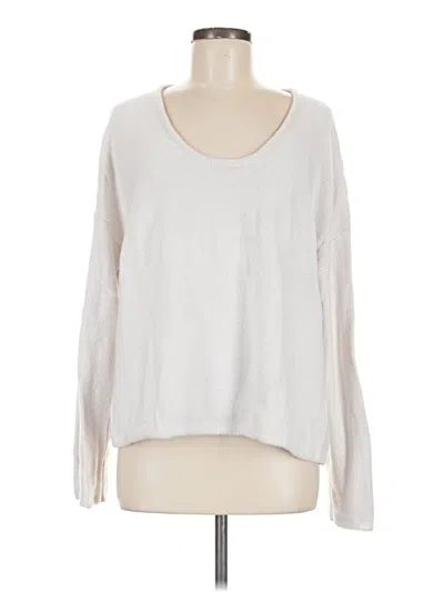 Pre-owned Zara Pullover Sweater In White