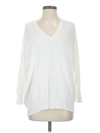 Pre-owned Zara Pullover Sweater In White