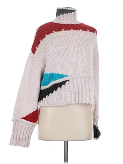 Pre-owned Zara Pullover Sweater In White