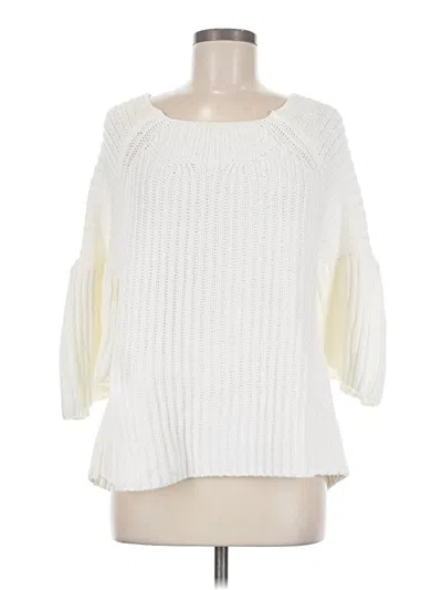 Pre-owned Zara Pullover Sweater In White