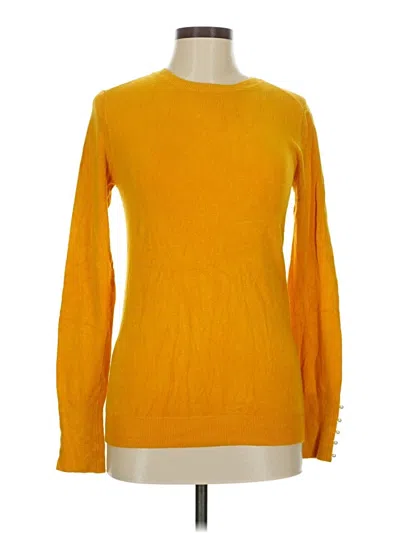 Pre-owned Zara Pullover Sweater In Yellow