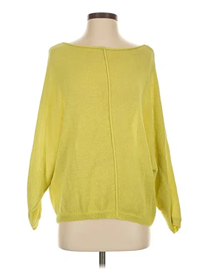 Pre-owned Zara Pullover Sweater In Yellow
