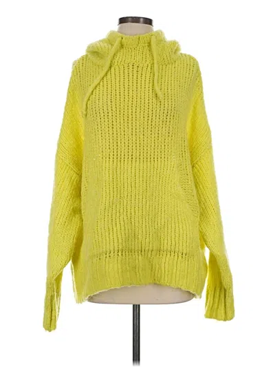 Pre-owned Zara Pullover Sweater In Yellow